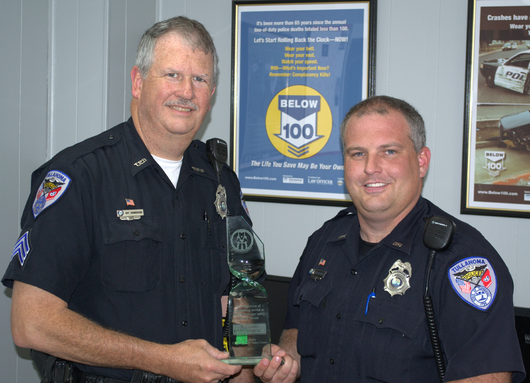 Tullahoma Police Receive Award