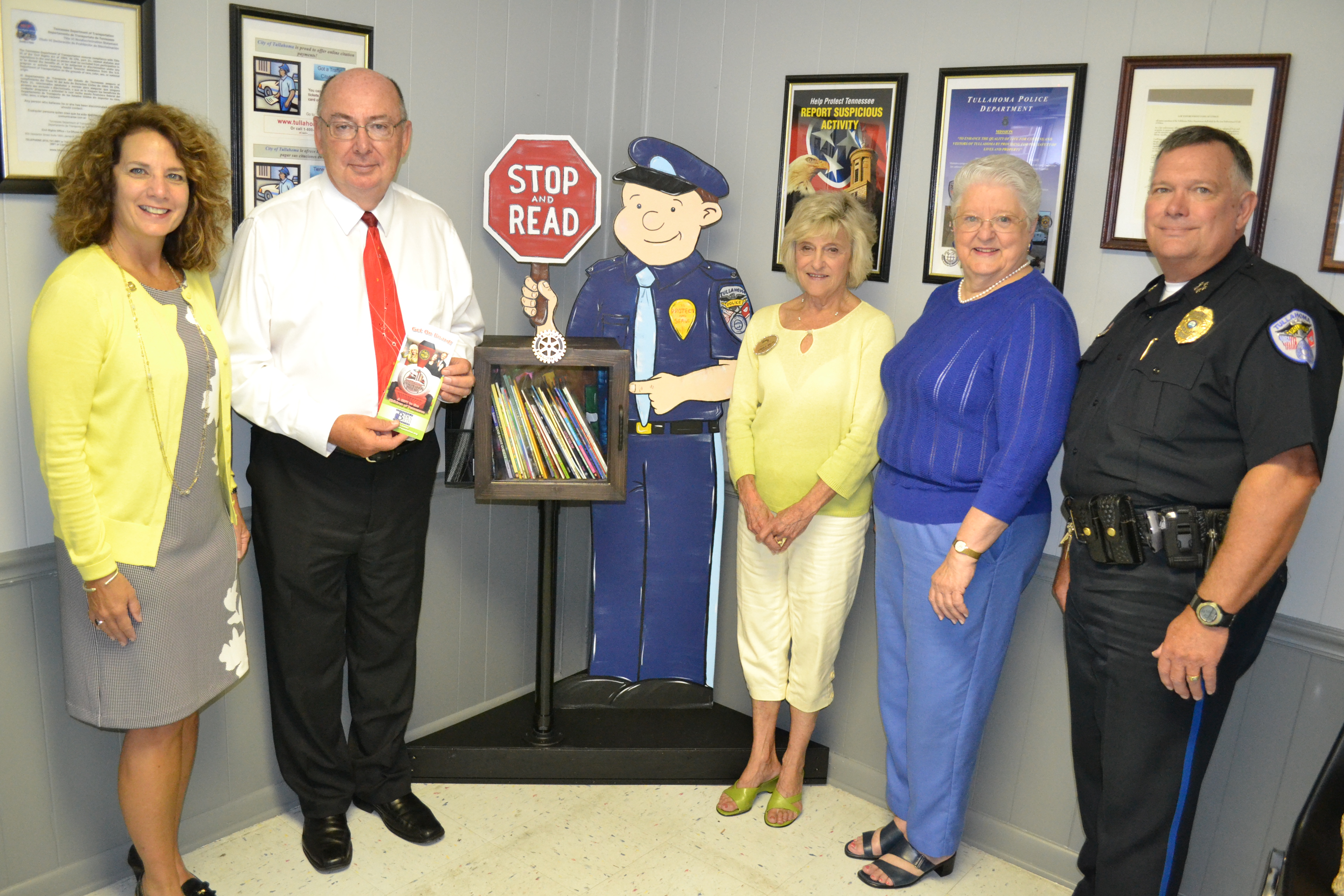 Little Free Library Opens At The Tullahoma Police Department