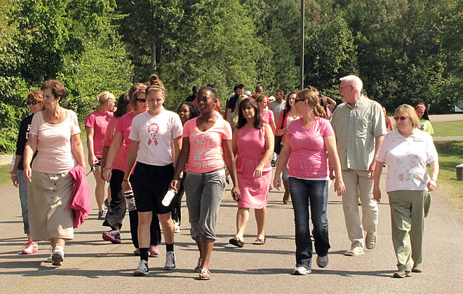 Unity Walk Among Motlow Breast Cancer Awareness Month Activities