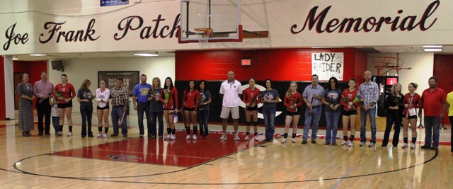 Lady Raider Volleyball Falls on Senior Night