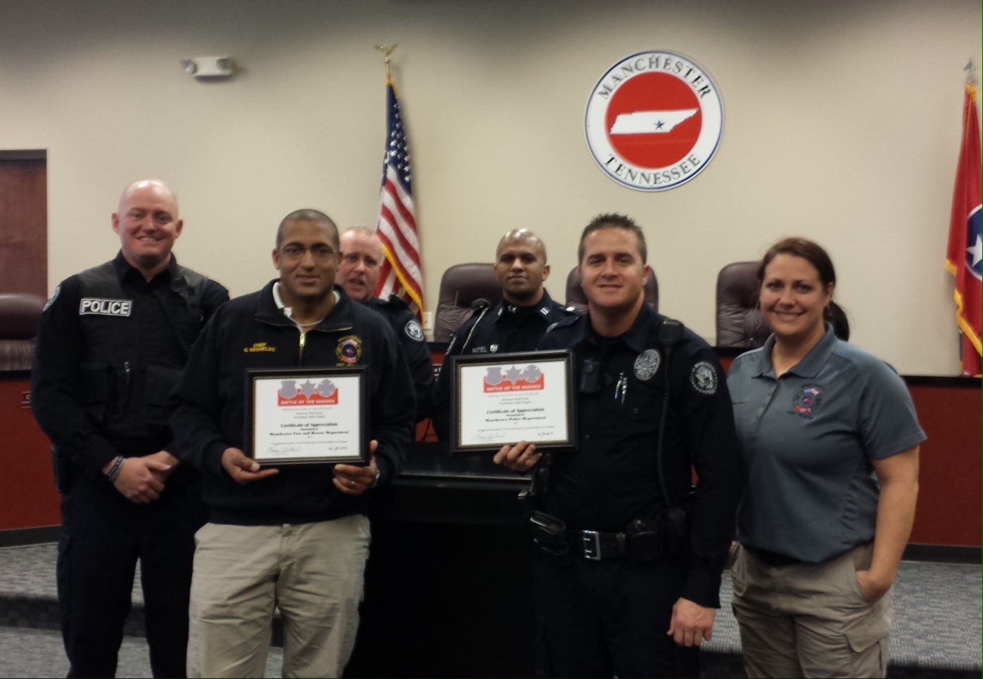 Manchester Fire & Rescue Wins “Battle of the Badges