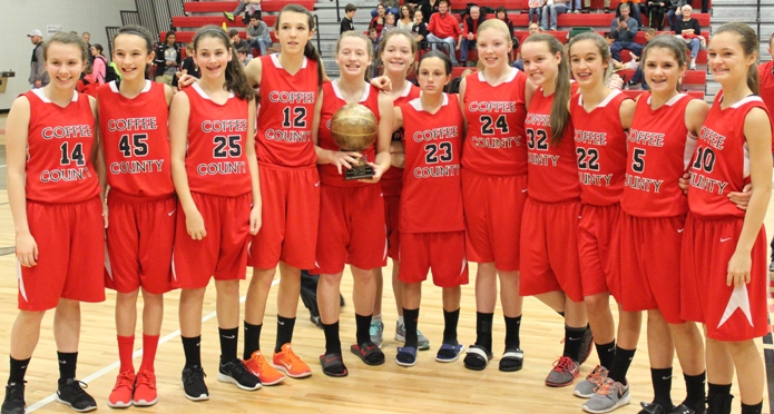 CCMS Lady Raiders Win CTC Conference Tournament Championship