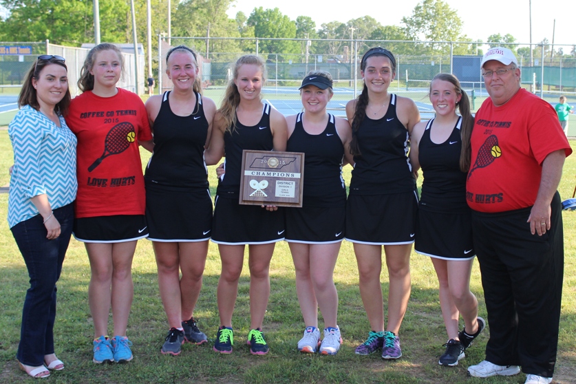 Lady Raider Tennis Claims District Team Tennis Title