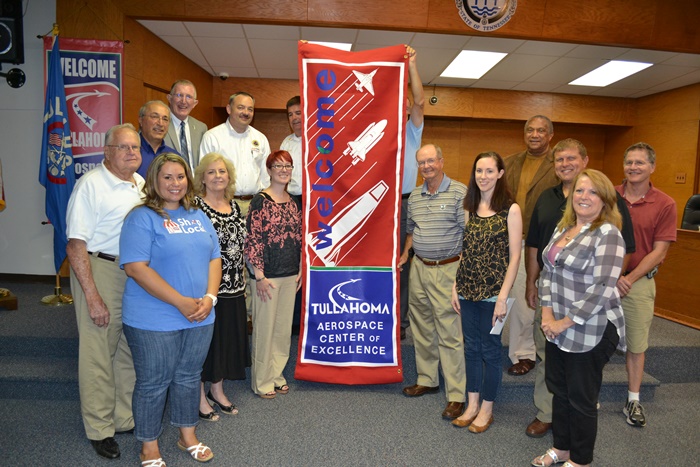 New Tullahoma Aerospace Center of Excellence Banners Unveiled