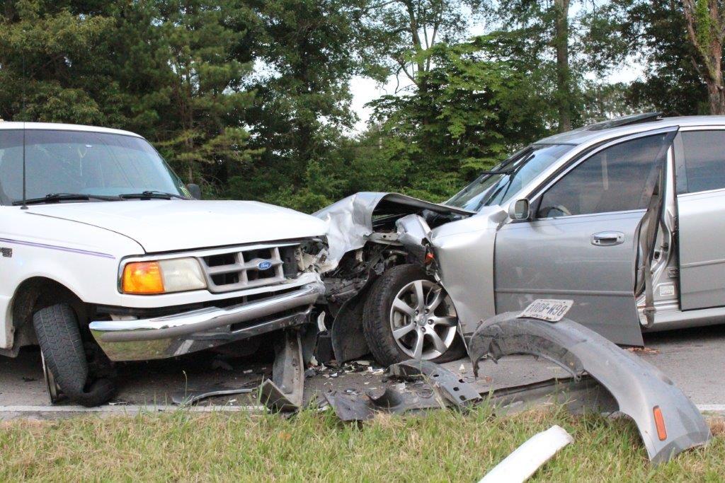 Three People Hurt In Manchester Crash