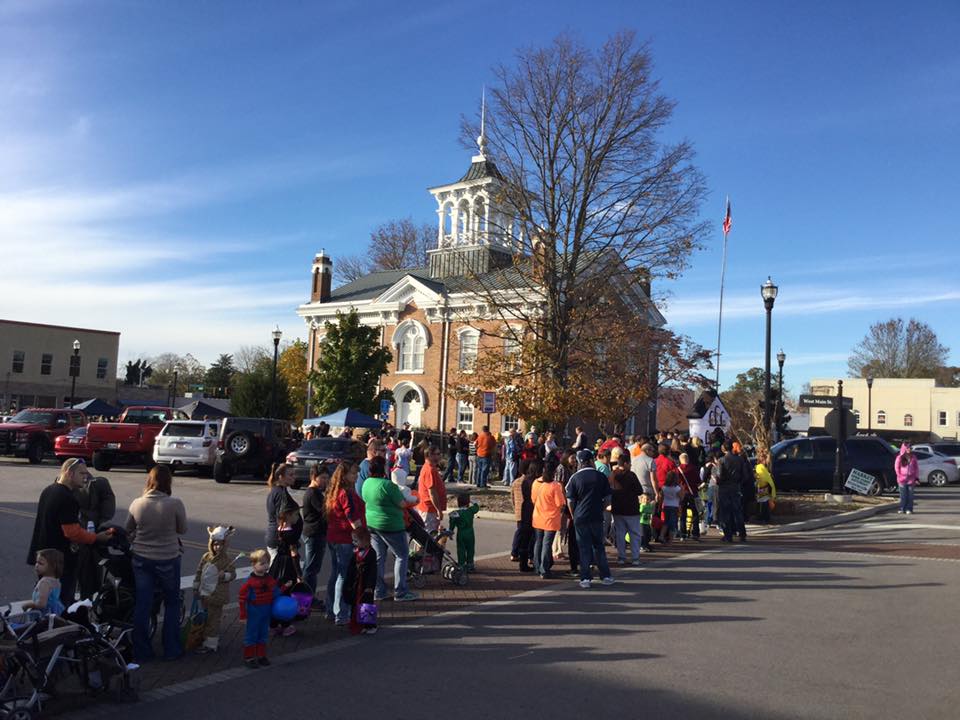 Trick or Treating On The Square