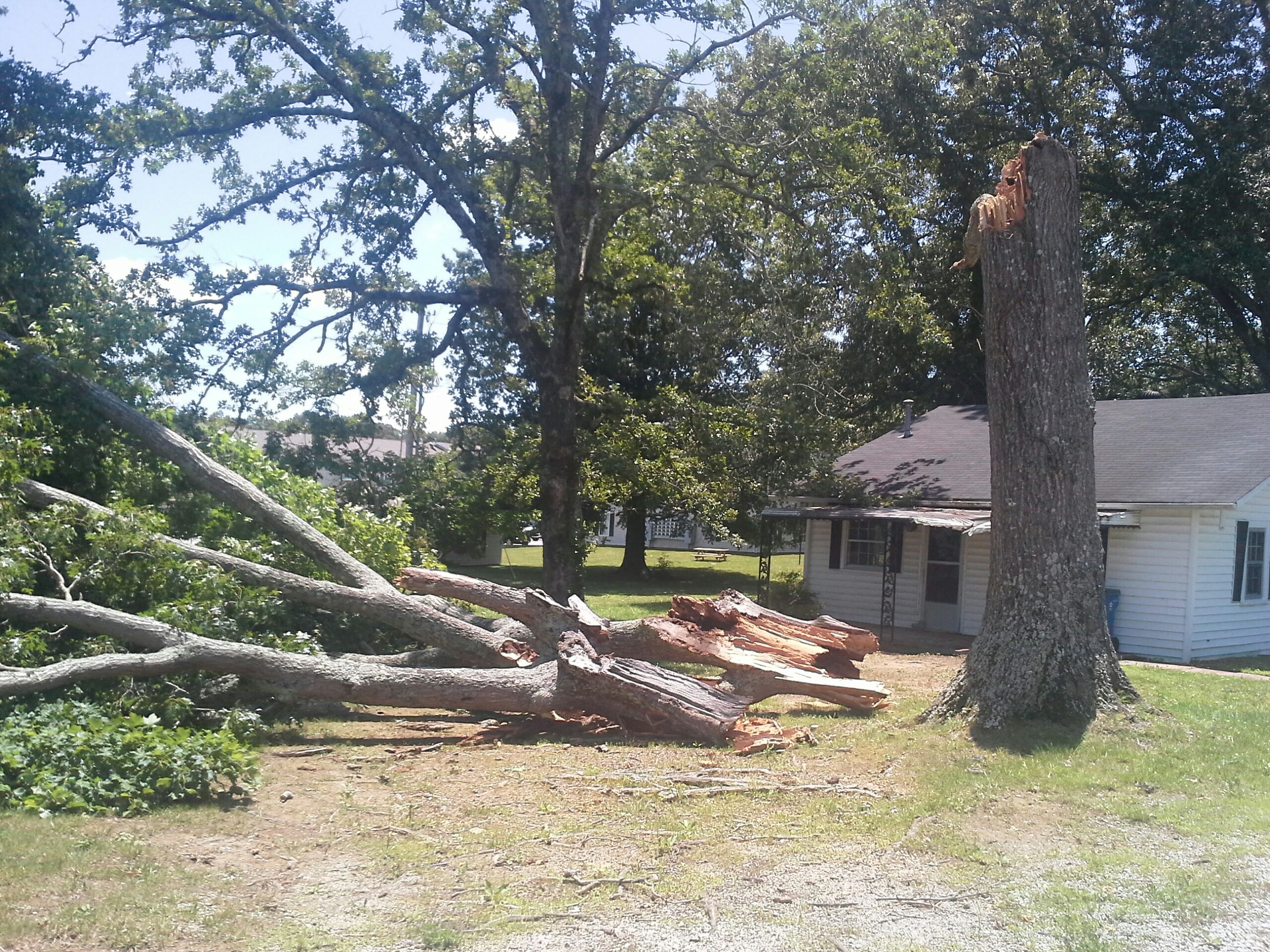 Some Damage from Wednesday’s Storms