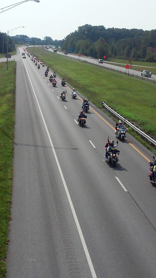 American Legion Riders roll through Manchester