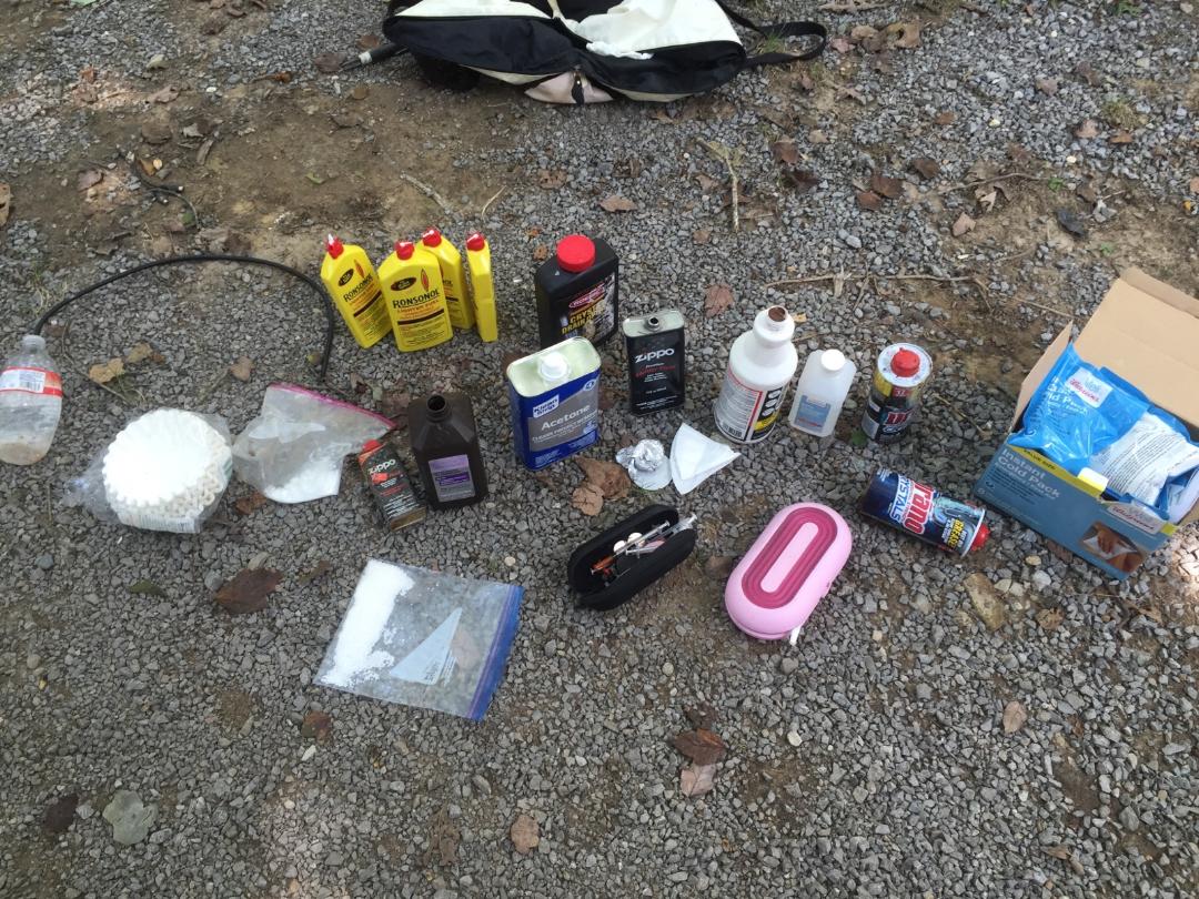 Meth Lab Bust inside Lakewood Park