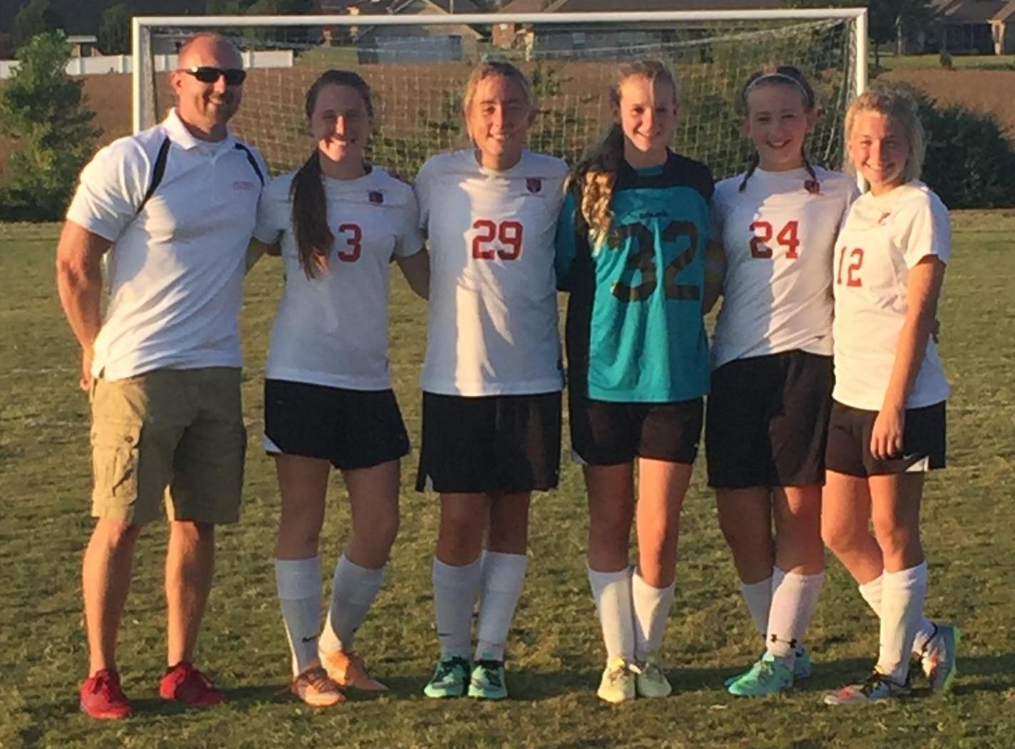 CCMS Soccer Drops North Franklin on 8th Grade Night