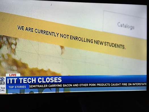 Former ITT Tech Students Declare Debt Strike After School Closes