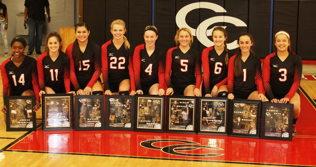 CHS Volleyball Sweeps Franklin County on Senior Night