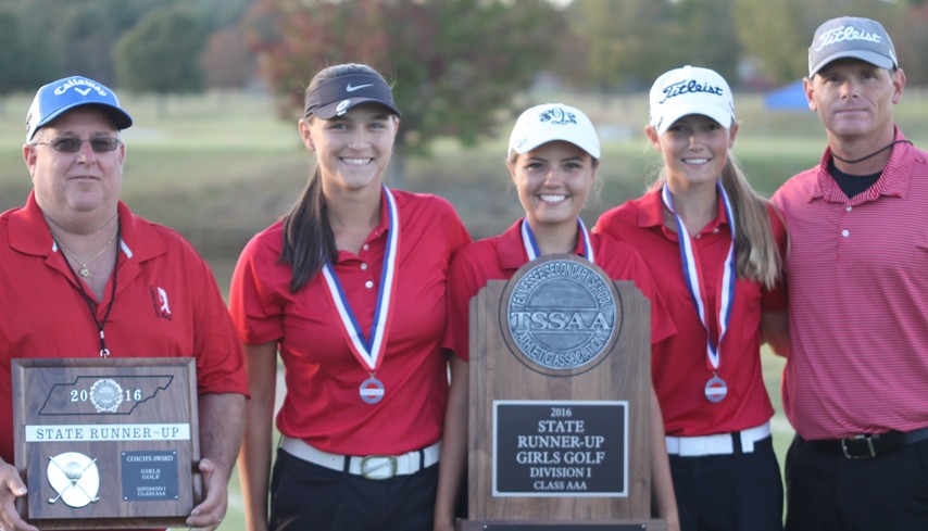 CHS Lady Raider Golfers Capture 2nd at State; Red Raiders Make History