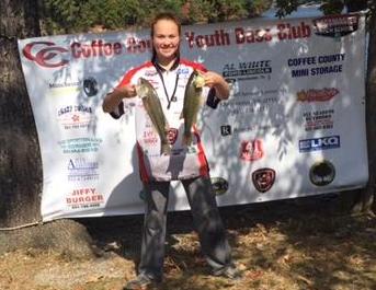 Coffee County Youth Bass Club Tournament Results from Saturday