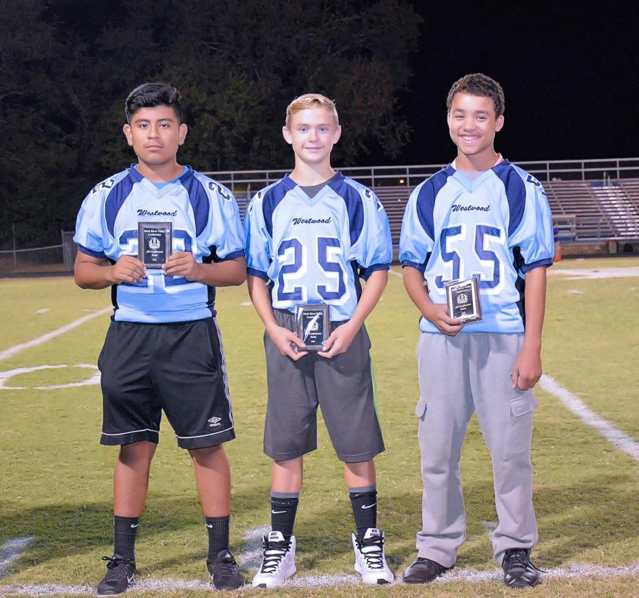 Westwood Rockets Named to All Conference Football Team