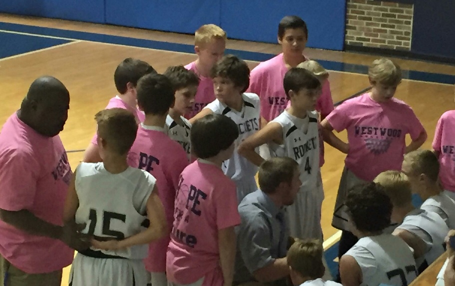 Westwood Splits with Moore County on “Pink-Out” Night
