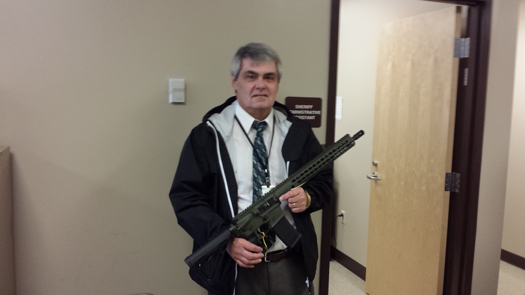 Sheriff’s Department Receives Donated Firearm