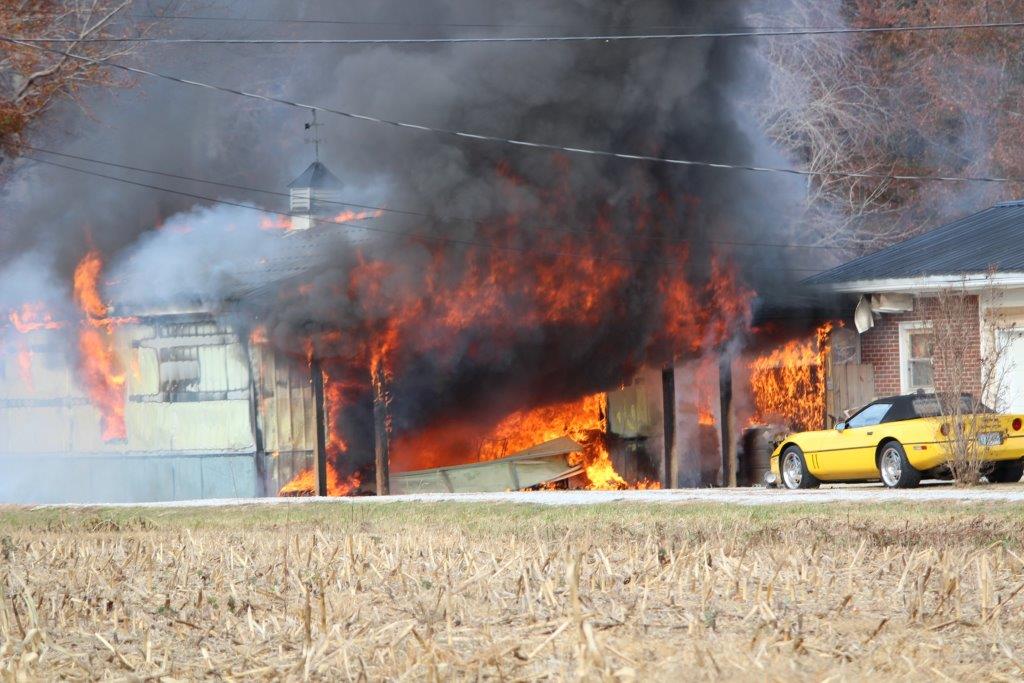 Fire on the McMinnville Hwy Causes Heavy Damage