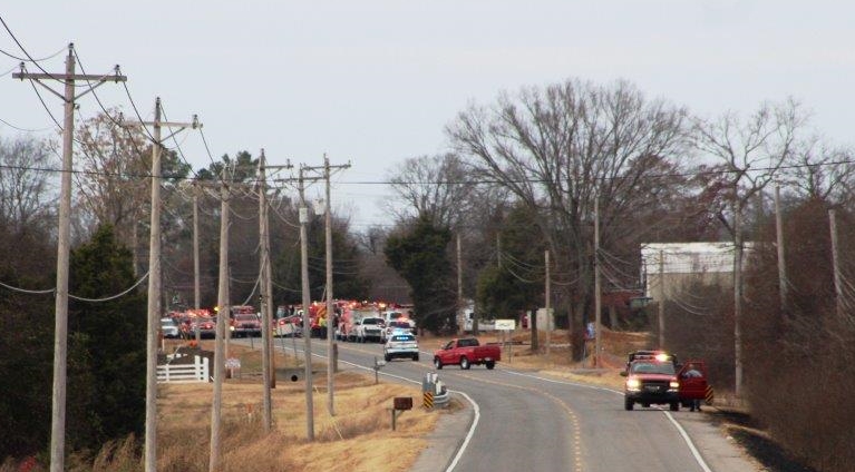 Hwy 41 Brush Fire brings out several Fire Departments
