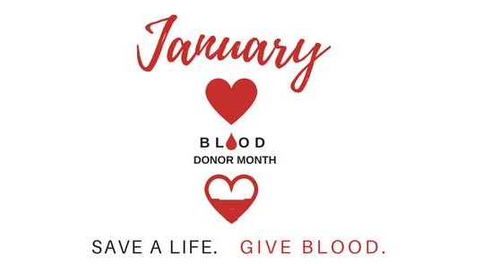 January as National Blood Donor Month