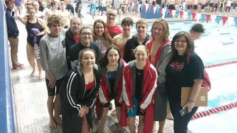 Coffee County High School Swim Teams Break Records in Friday’s Region Meet