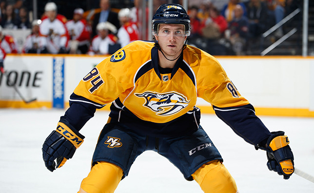 Sissons Scores Hat Trick in Predators Win Against Avalanche