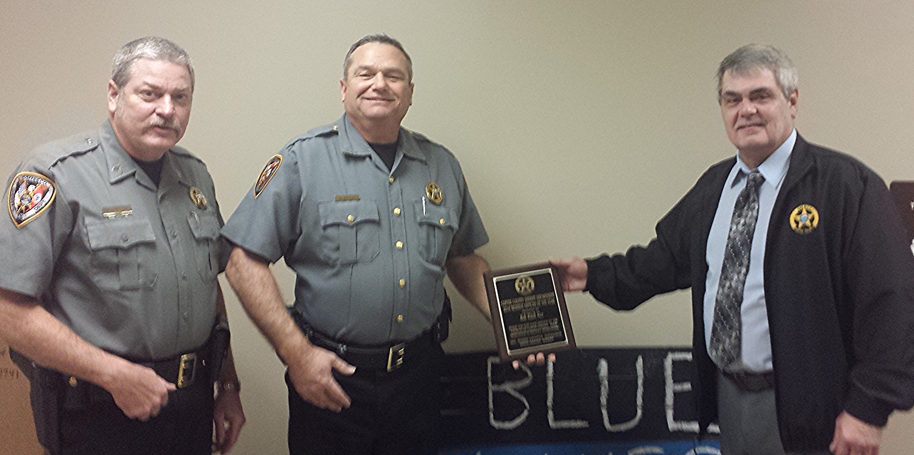 Coffee County Sheriff Department recognizes its 2016 Reserve Officer of the Year