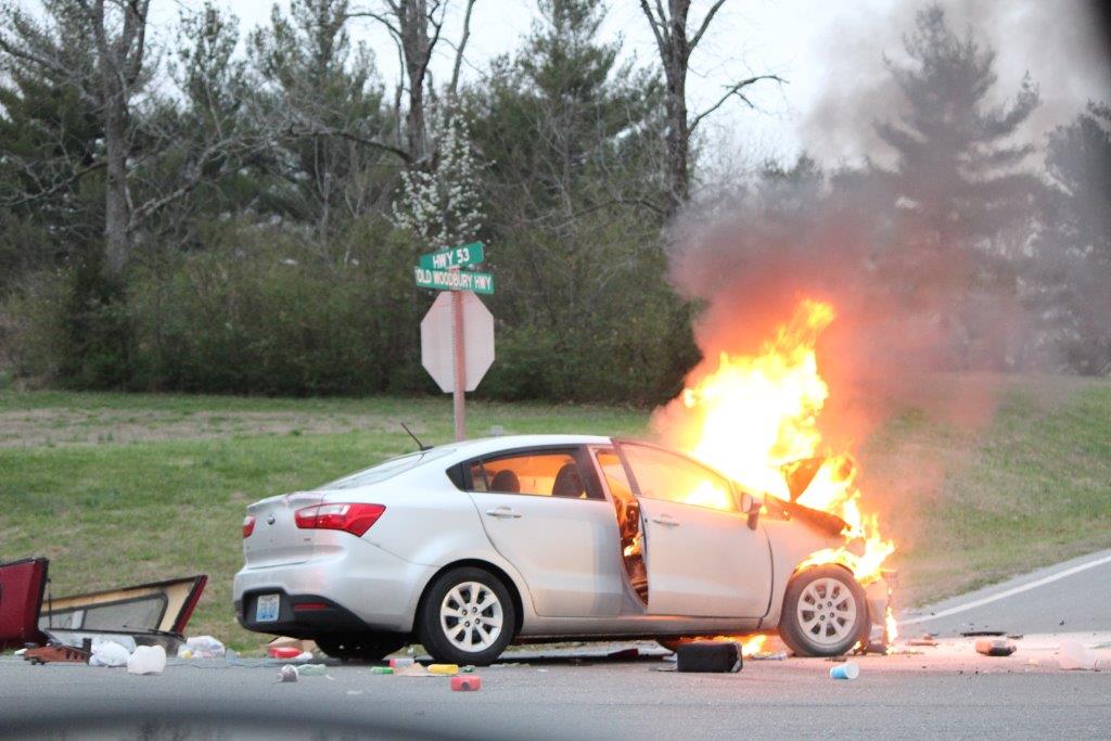 Fiery Crash in New Union