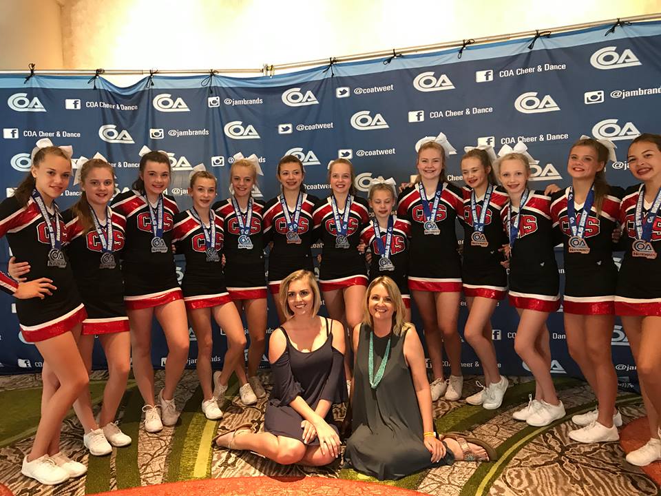 CCMS Cheerleaders Take 2nd Place in National Competition