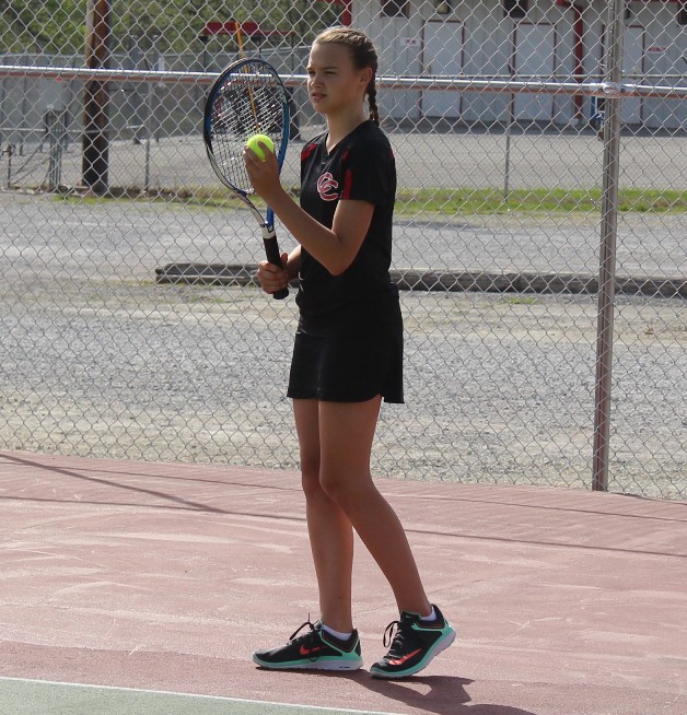 CCMS Tennis Grabs a Weather Shortened Win over Tullahoma