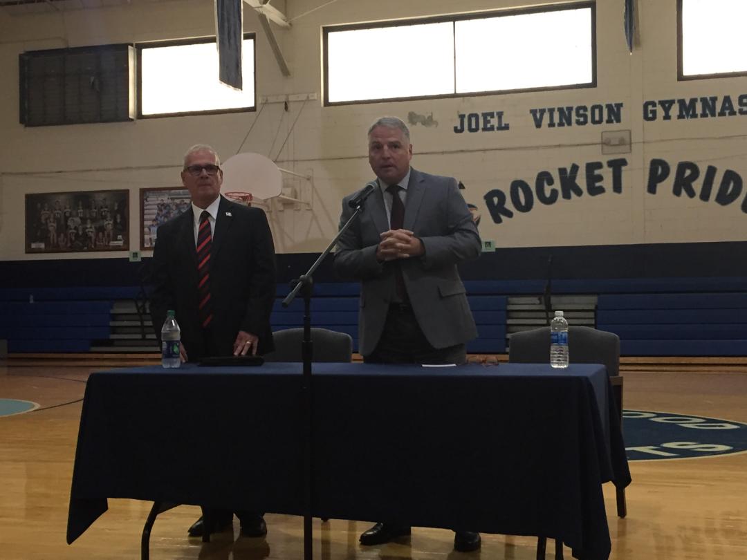 Manchester Officials Hold Meeting to Answer Questions about the Gun Found last week at Westwood Middle
