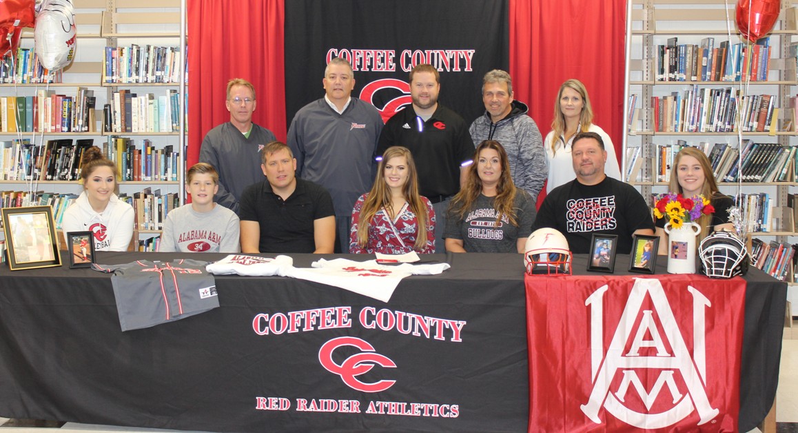 Shelby Scrivnor Signs Softball Scholarship with Alabama A&M
