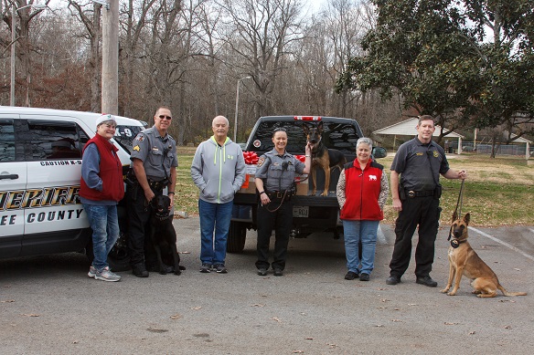 Donation Given to the K-9 Unit at the Coffee Co. Sheriff’s Dept.