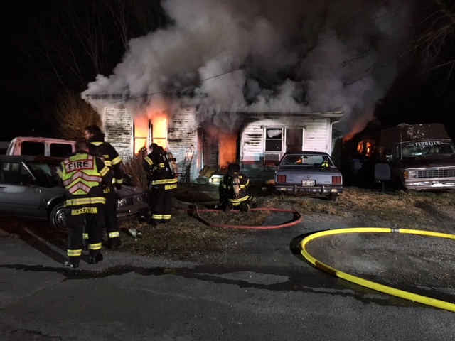 Fire Burns Manchester Home