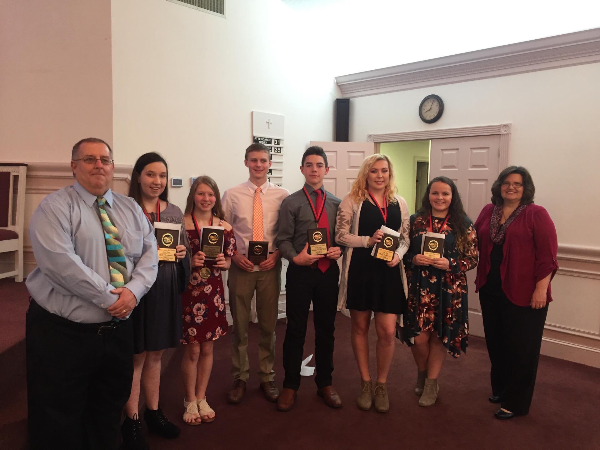 Coffee County Swim Teams Hold End of Year Banquet