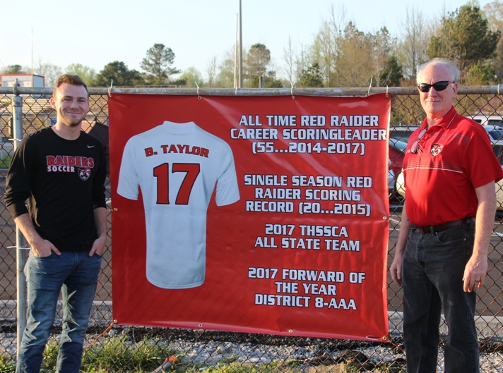 CHS Soccer Honors Breyer Taylor