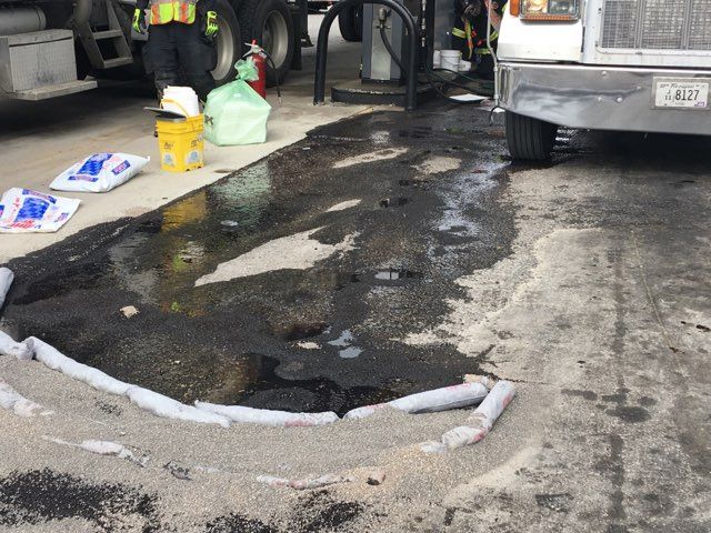 Diesel Spill Contained