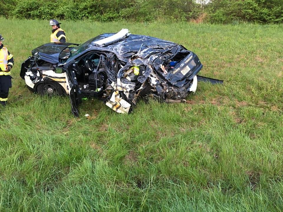 Saturday Crash involves Highway Patrolman and Deputy