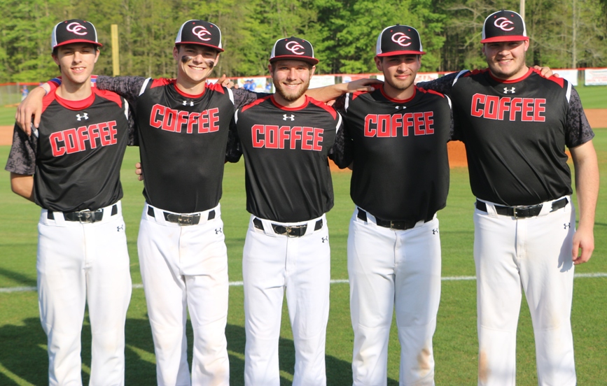 CHS Baseball Grounds Forrest on Senior Night