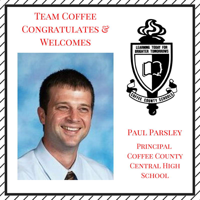 Parsley is the New Principal at Coffee County High School