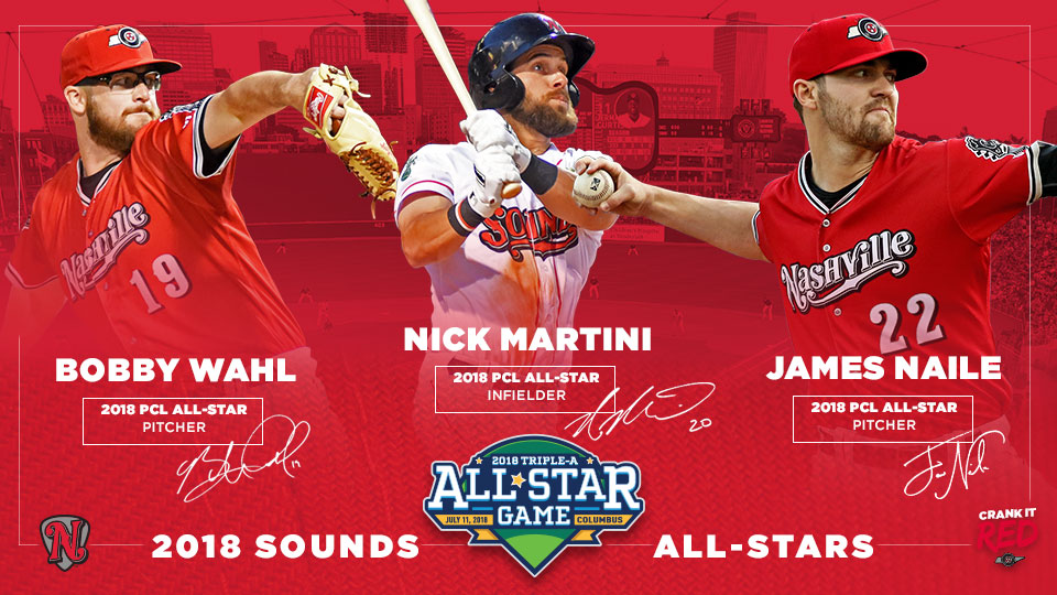 Three Sounds Named to PCL Squad for Triple A All-Star Game