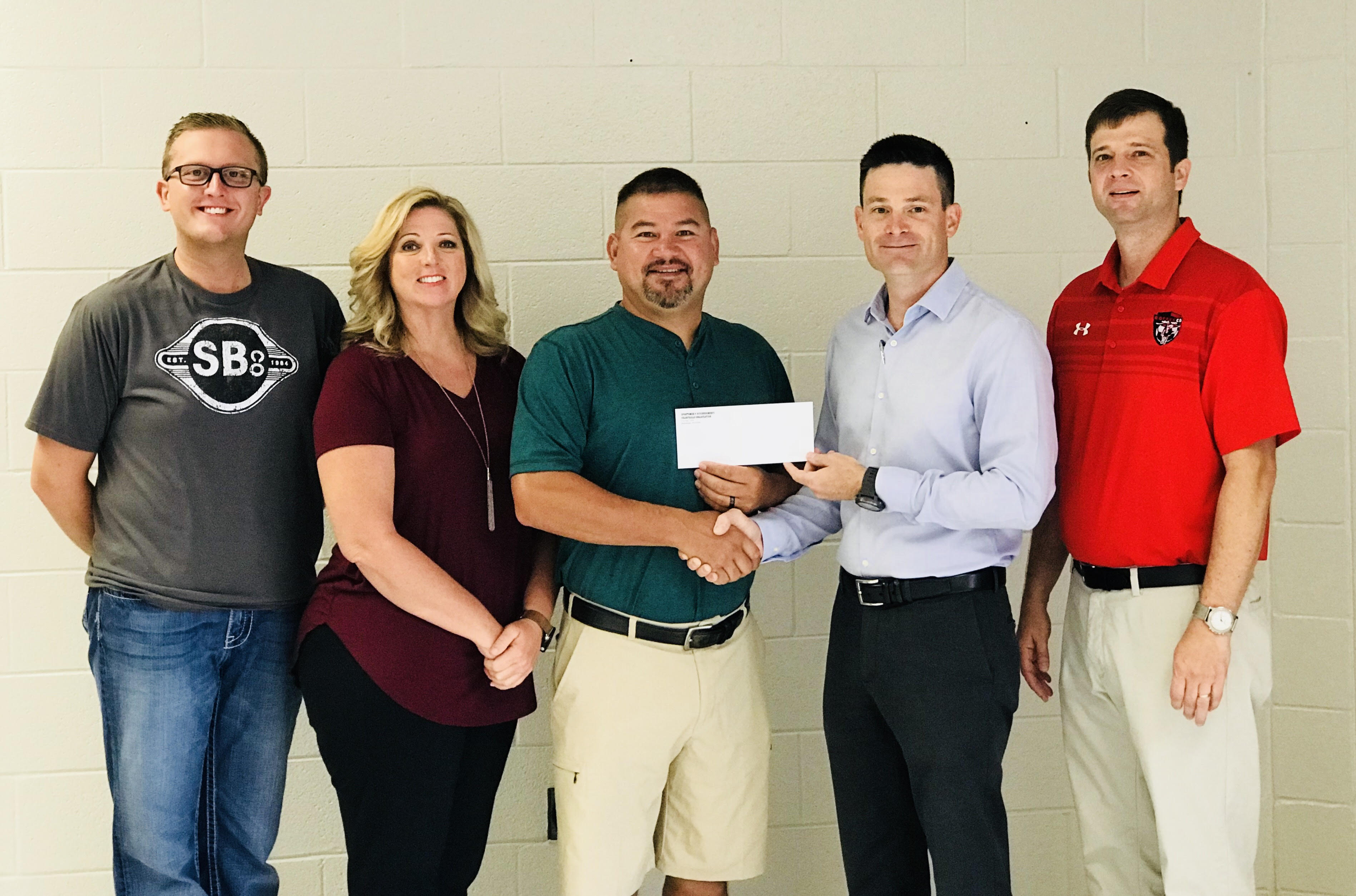 Sportsmen & Businessmen Charitable Organization Donates to Coffee County Schools’ CTE Program