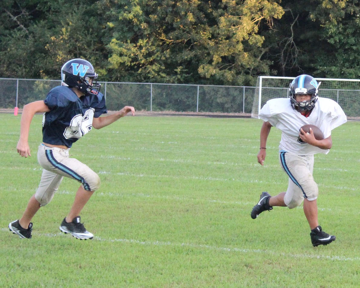 Westwood Scrimmages Under the Lights to Kick Off Football Season