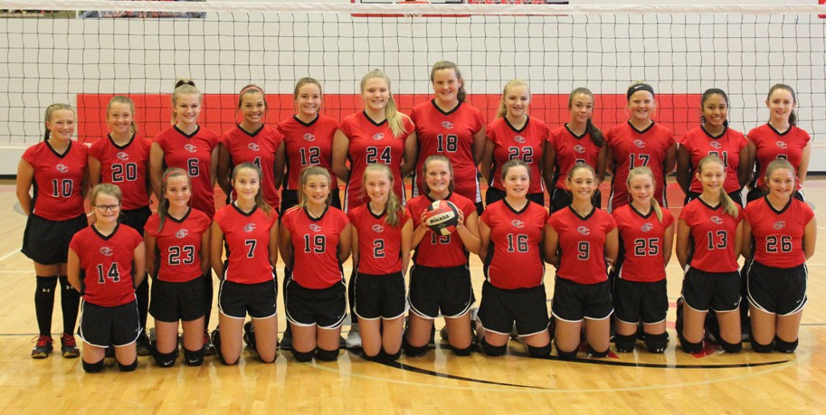 Coffee County Middle School Volleyball Falls in Straight Sets to Harris on Monday