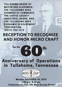 Come Celebrate Micro Craft’s 60 Years in Business