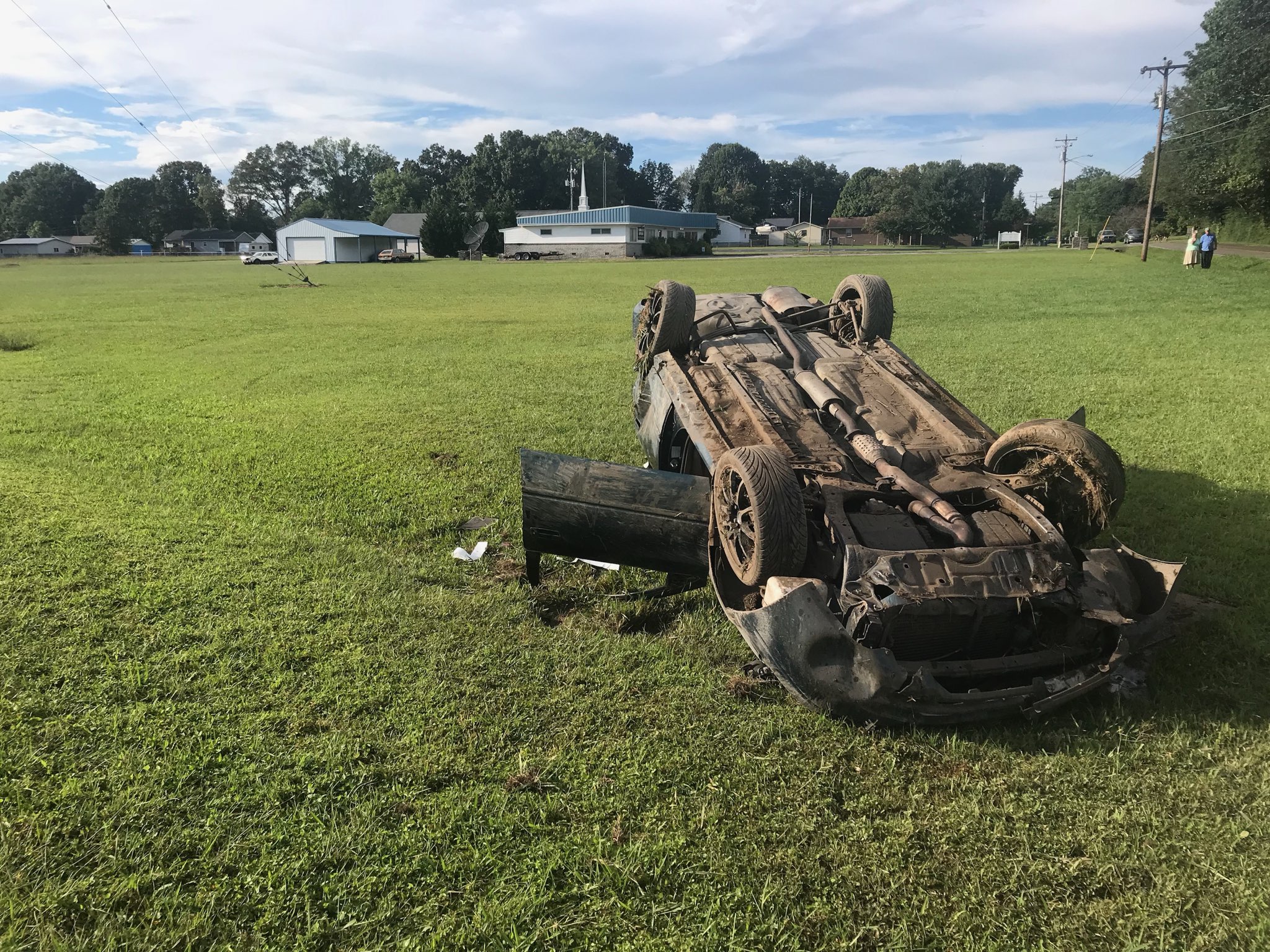 Man Injured in One-Vehicle Crash on Saturday