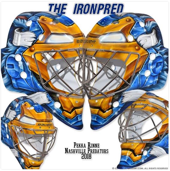 Rinne Unveils New Mask for 2018-19 Season
