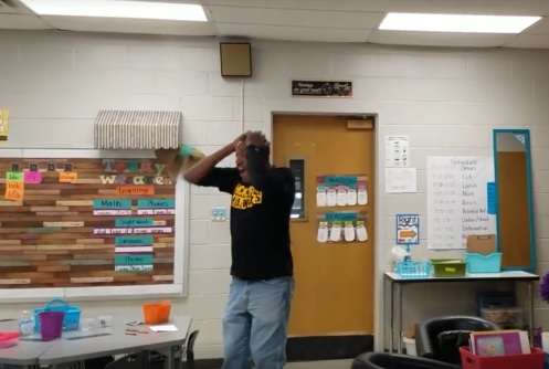 Local Elementary Students Surprise Custodian