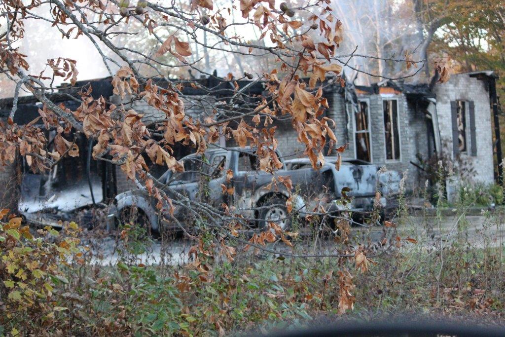Fire Destroys Home and Vehicles