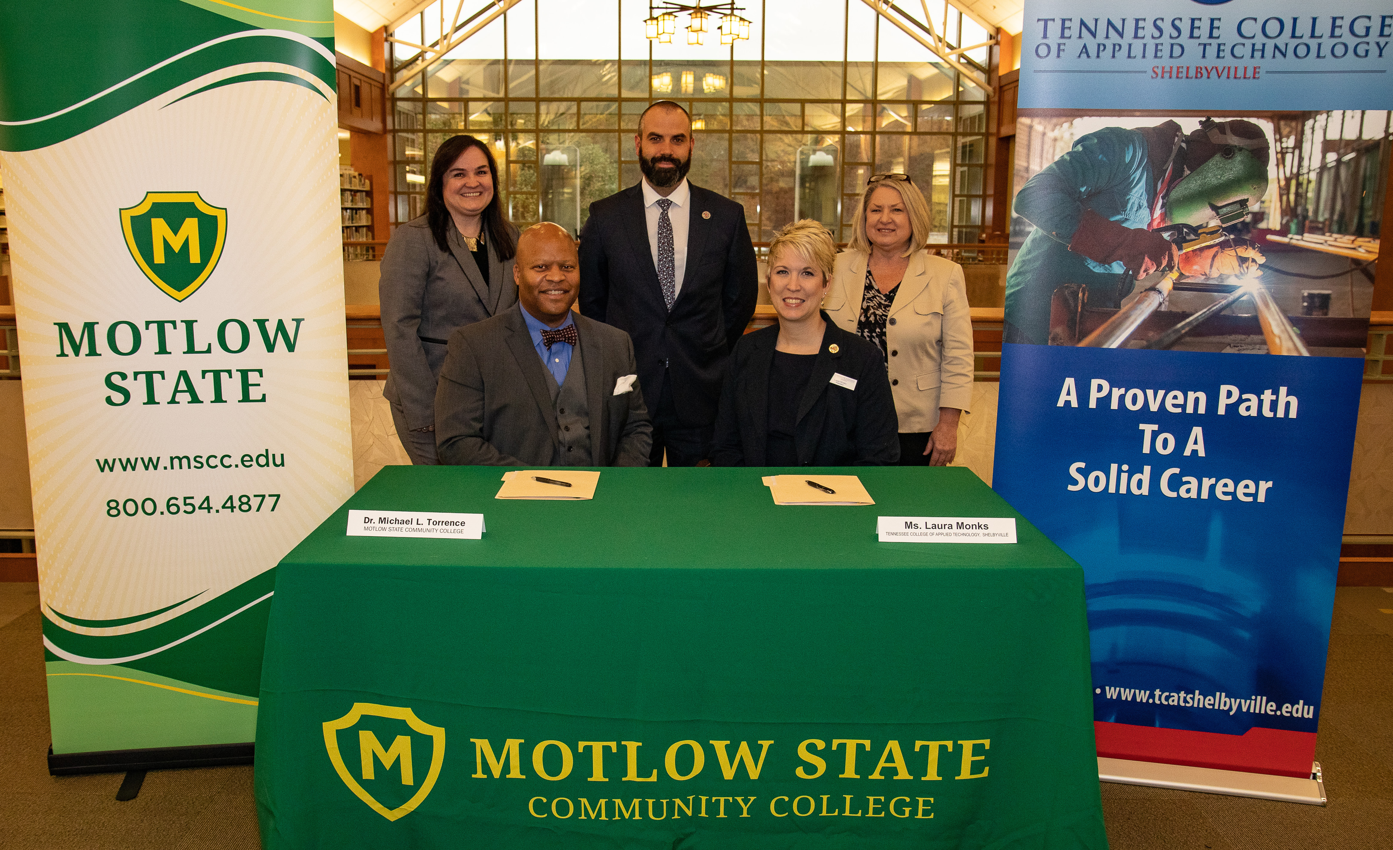 Motlow State Community College and TCAT Shelbyville have New Agreement